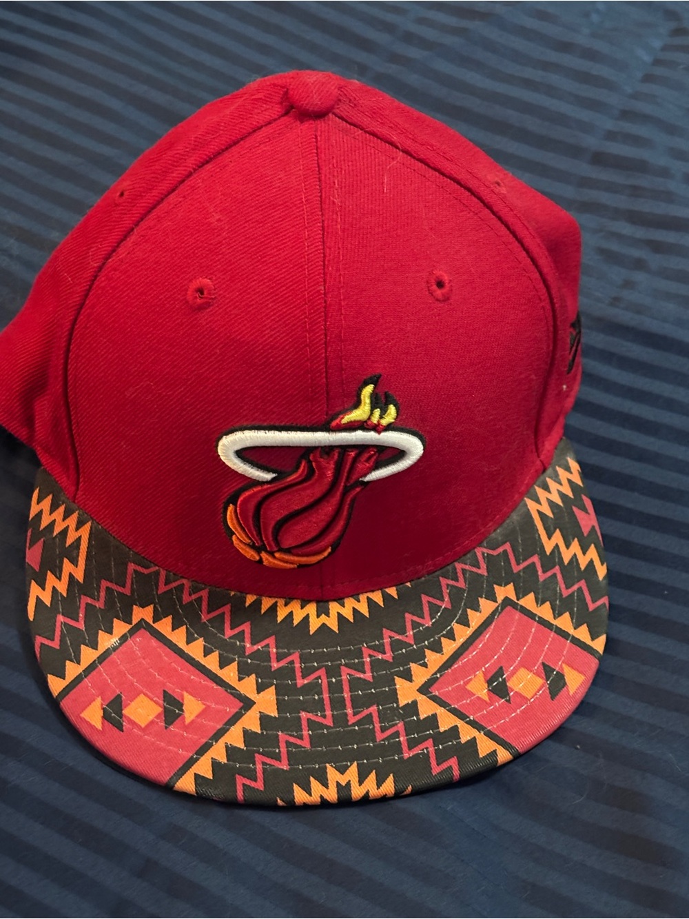 Men’s Miami Heat Basketball Logo fitted cap 7 5/8”